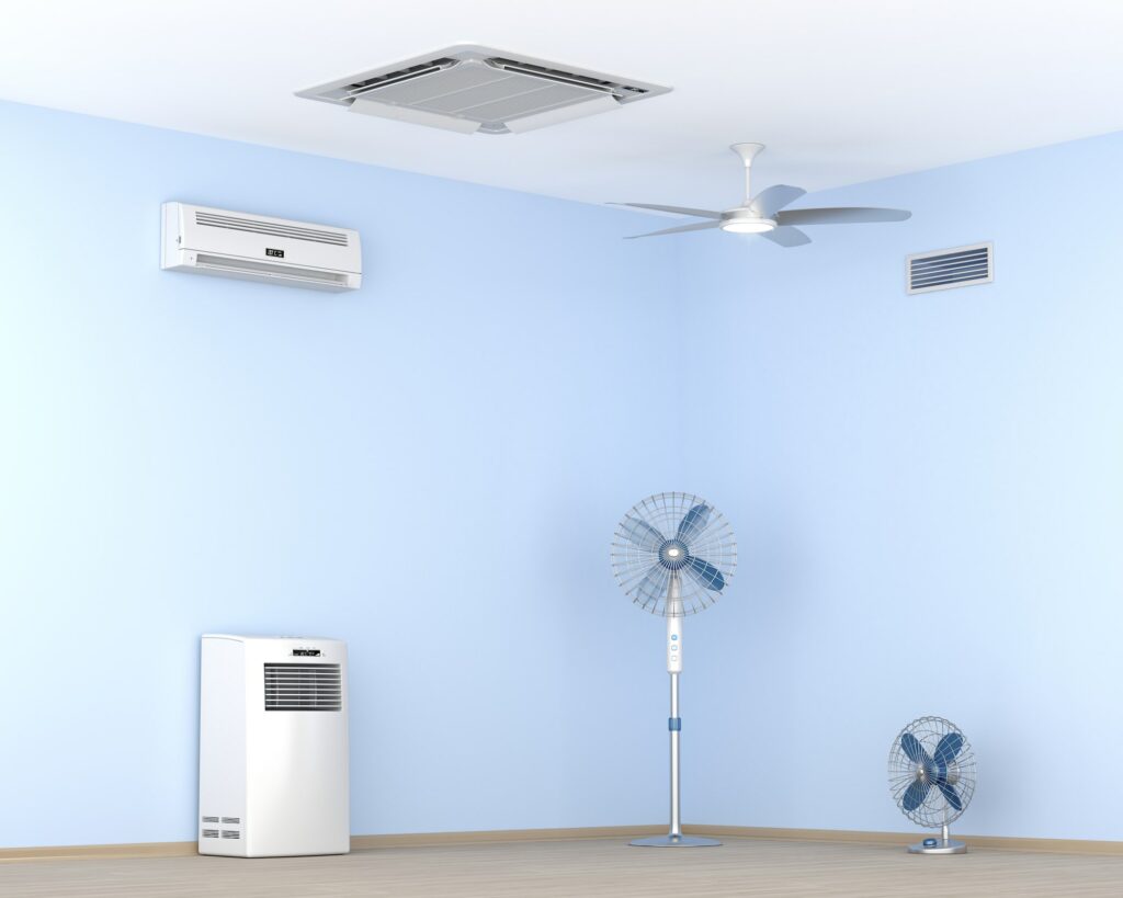 Various types of HVAC systems